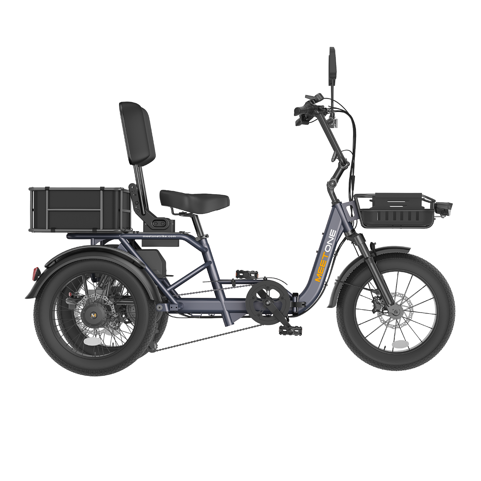Meet One Breeze Pro 2.0 Full Suspension Fat Tire Electric Trike