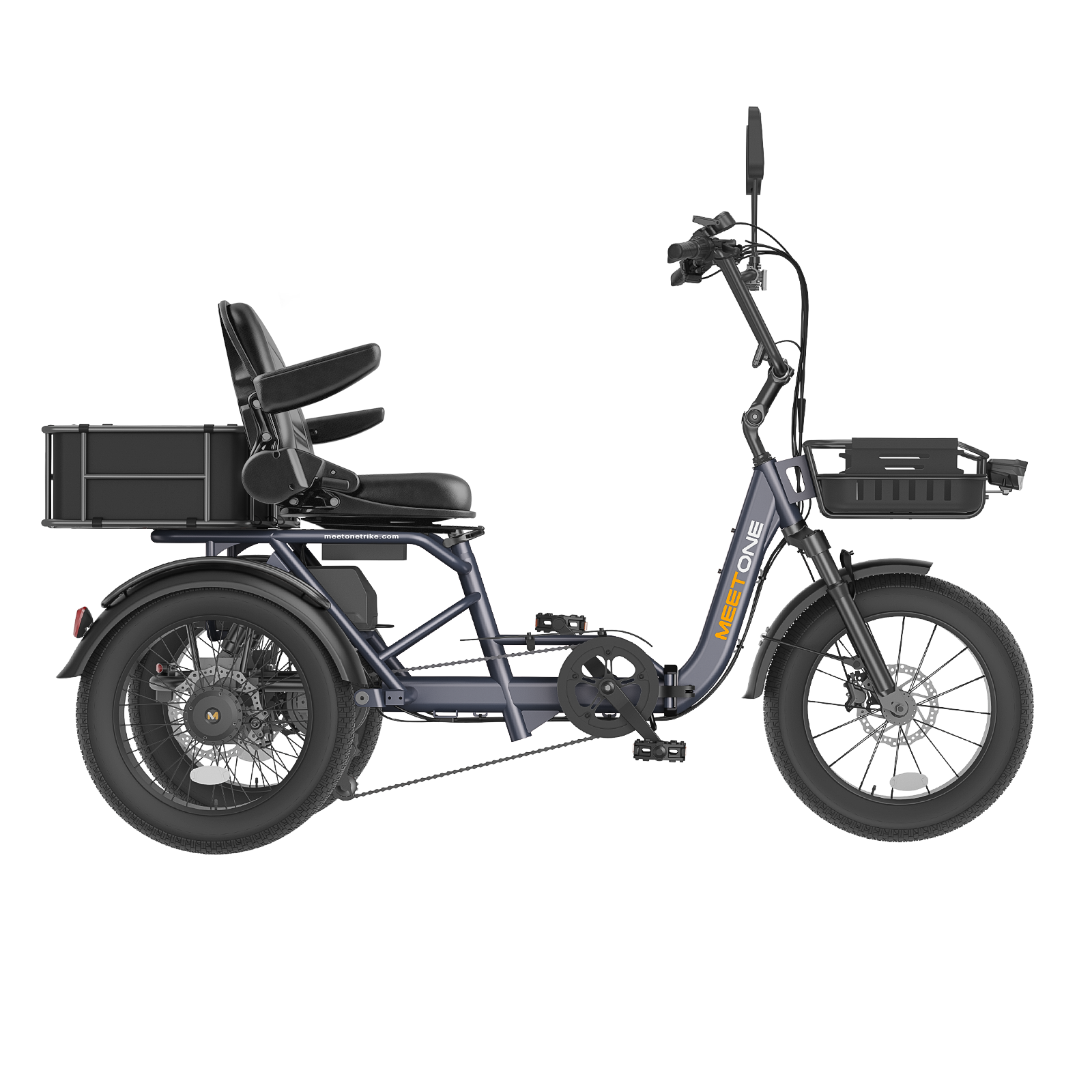 Meet One Breeze Pro 2.0 Full Suspension Fat Tire Electric Trike