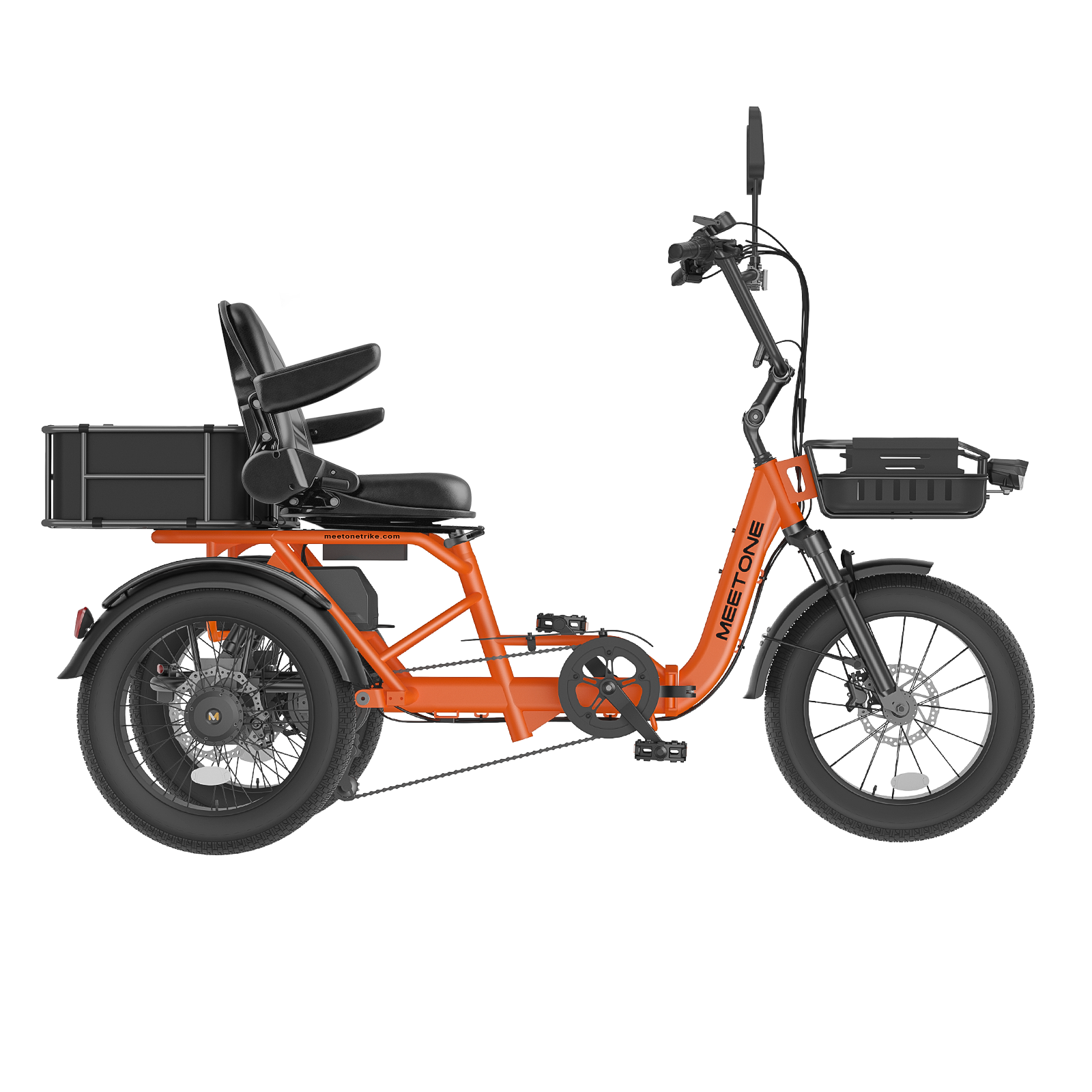 Meet One Breeze Pro 2.0 Full Suspension Fat Tire Electric Trike