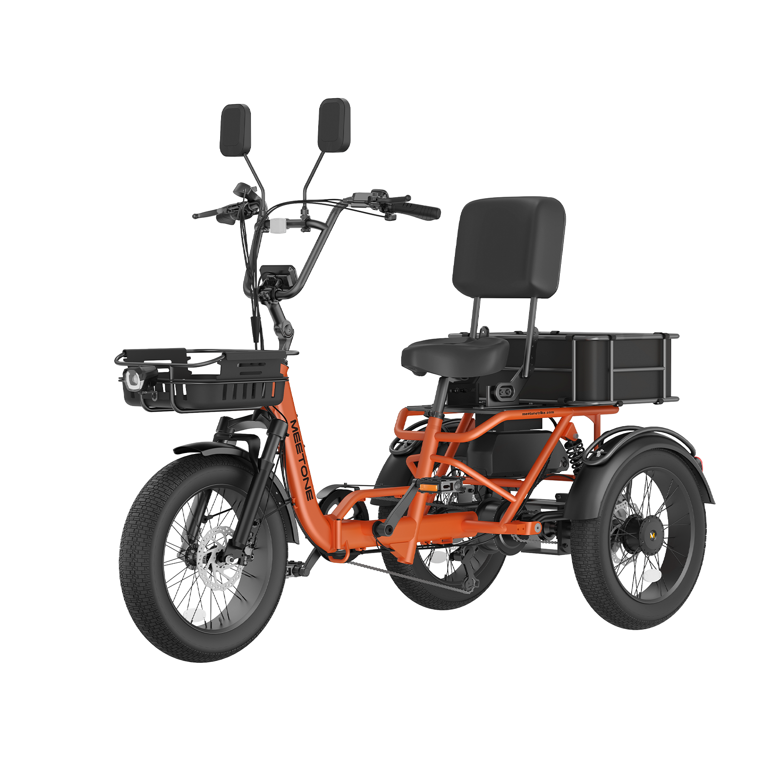 Meet One Breeze Pro 2.0 Full Suspension Fat Tire Electric Trike
