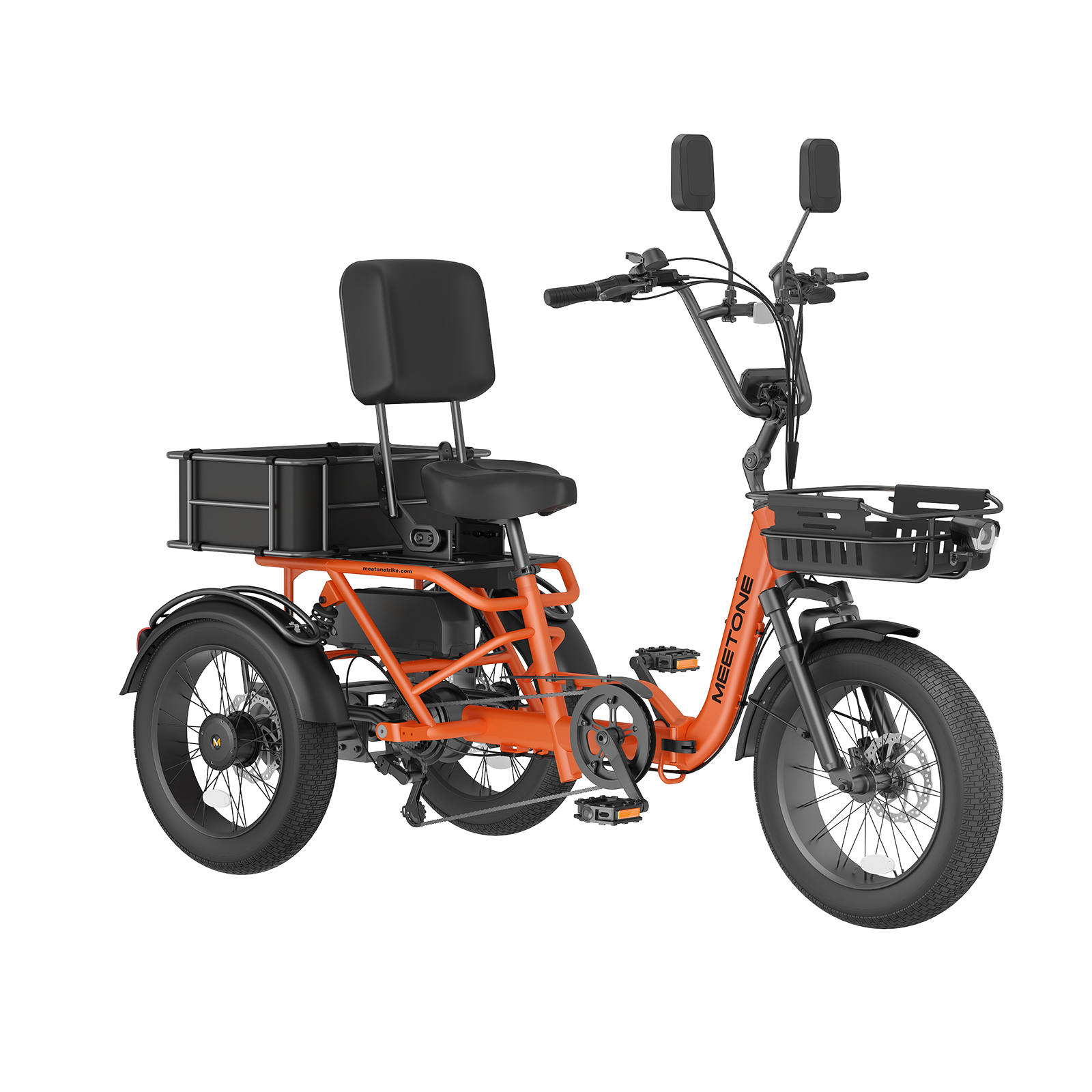 Meet One Breeze Pro 2.0 Full Suspension Fat Tire Electric Trike