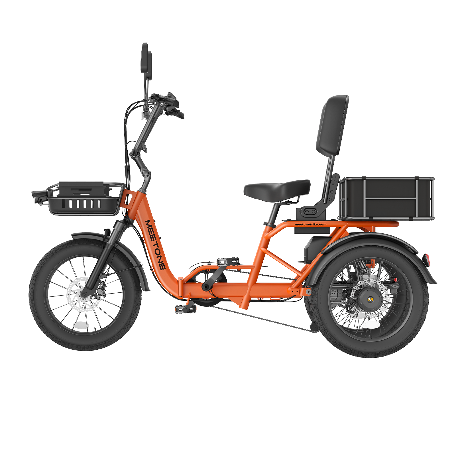 Meet One Breeze Pro 2.0 Full Suspension Fat Tire Electric Trike