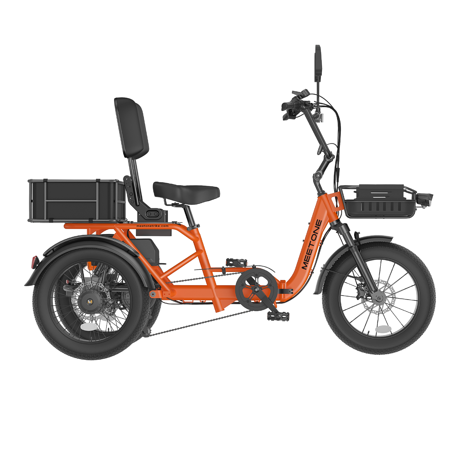 Meet One Breeze Pro 2.0 Full Suspension Fat Tire Electric Trike