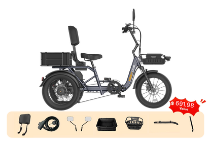 Meet One Breeze 2.0 Folding Electric Trike