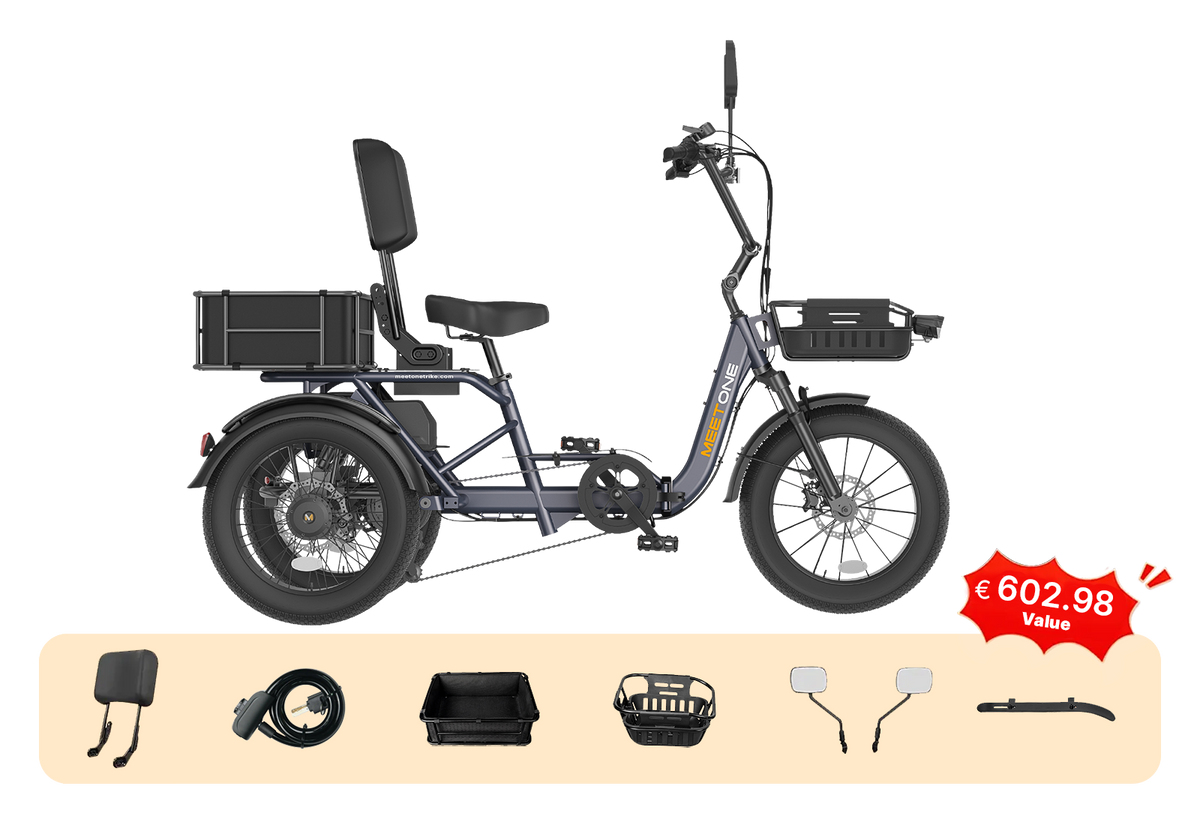 Meet One Breeze 2.0 Folding Electric Trike